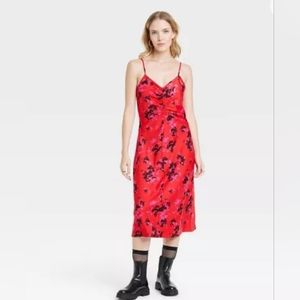 🔥NWOT 🔥SZ XS Women's Ruched Slip Dress - A New Day